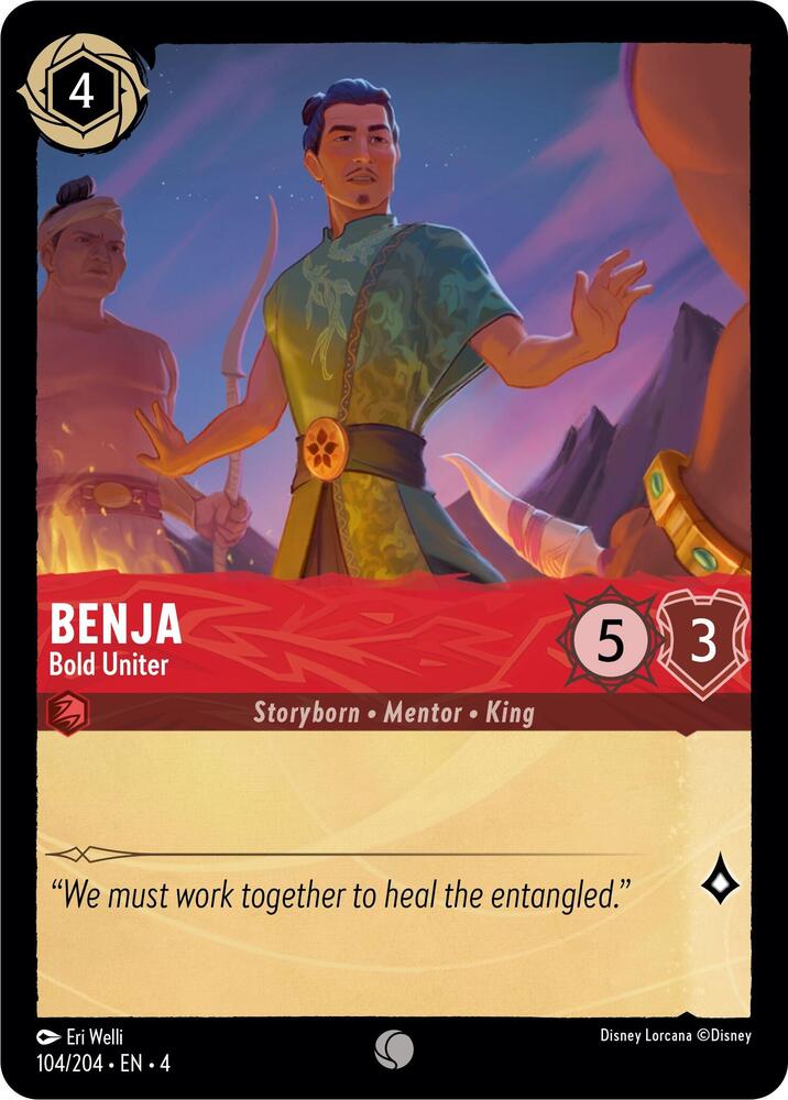 Benja, Bold Uniter 104/204 (Ursula's Return)  - Cold Foil