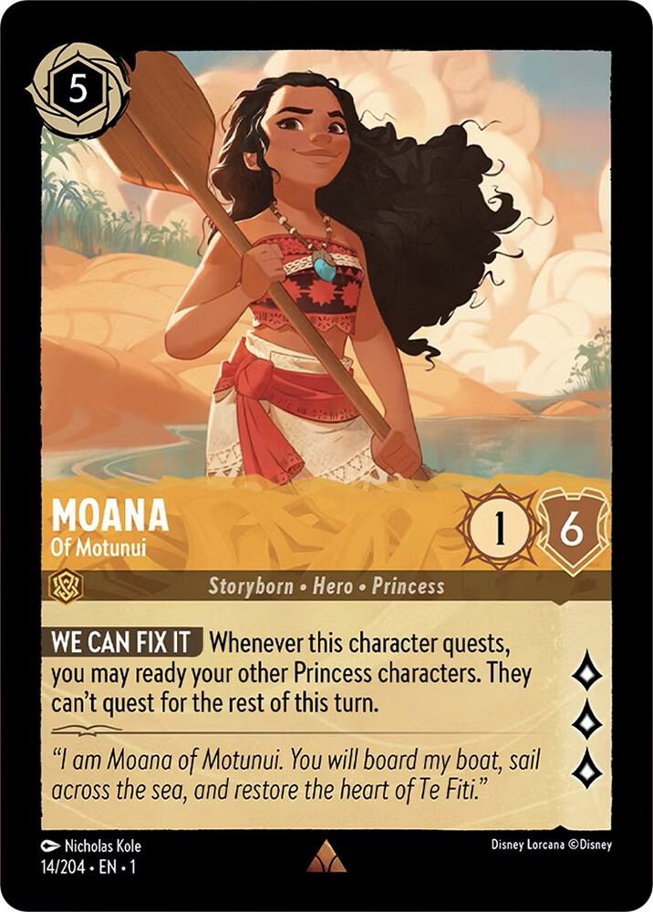 Moana, Of Motunui 14/204 (The First Chapter) 