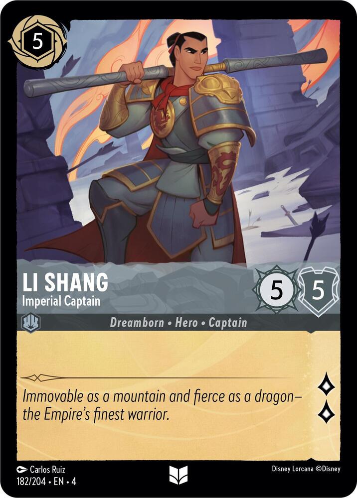 Li Shang, Imperial Captain 182/204 (Ursula's Return) 