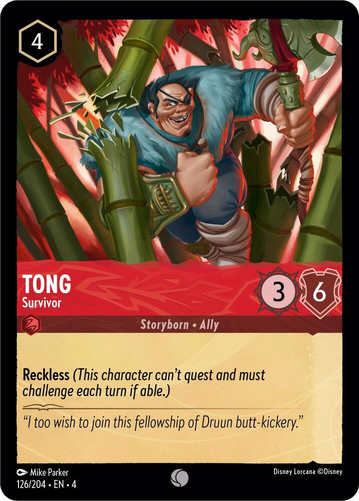 Tong, Survivor 126/204 (Ursula's Return)  - Cold Foil