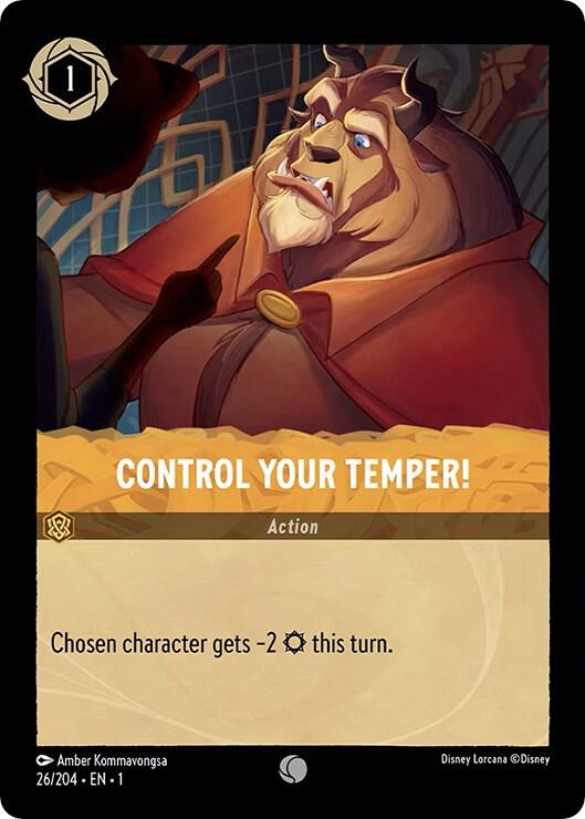 Control Your Temper! 26/204 (The First Chapter)  - Cold Foil