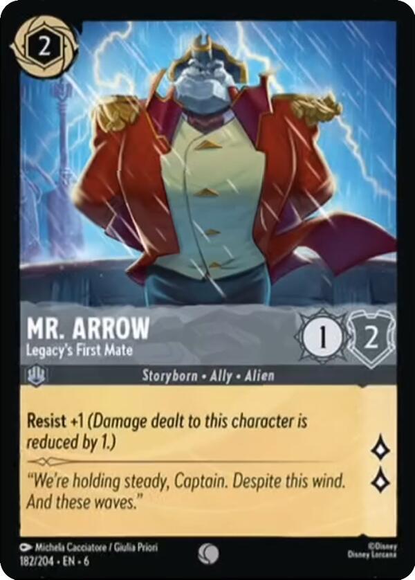Mr. Arrow, Legacy's First Mate 182/204 (Azurite Sea) 