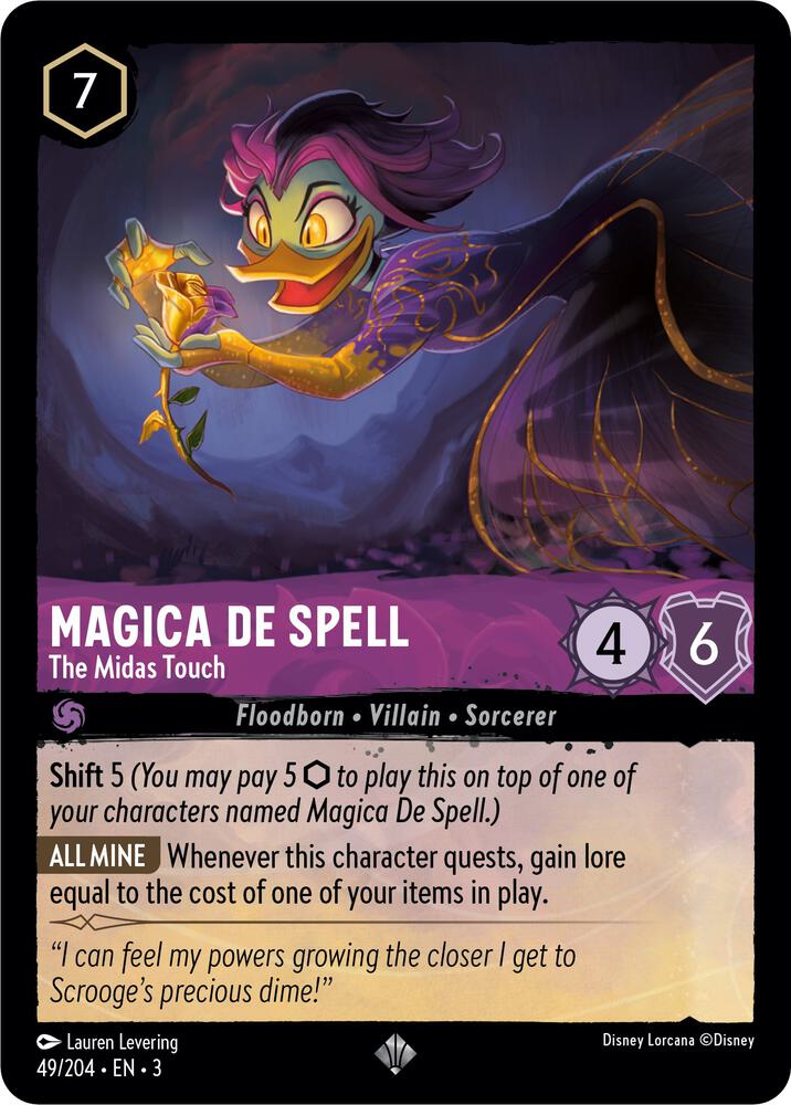 Magica De Spell, The Midas Touch 49/204 (Into the Inklands) 