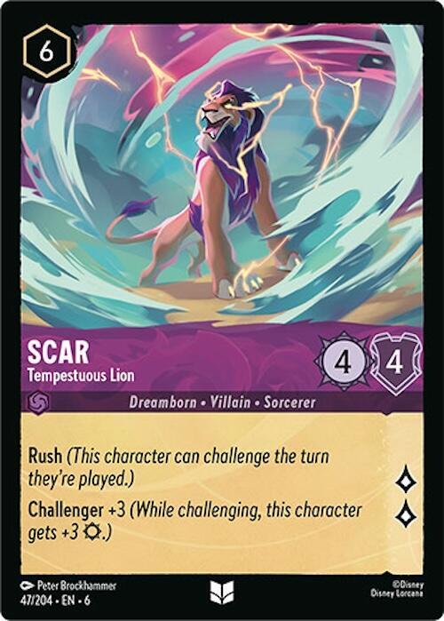 Scar, Tempestuous Lion 47/204 (Azurite Sea) 