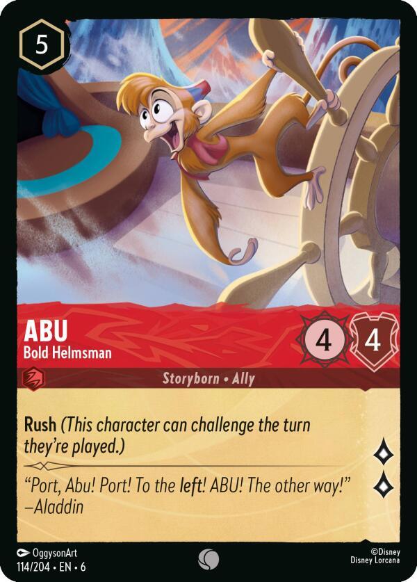 Abu, Bold Helmsman 114/204 (Azurite Sea)  - Cold Foil