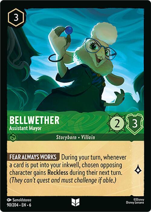 Bellwether, Assistant Mayor 90/204 (Azurite Sea)  - Cold Foil