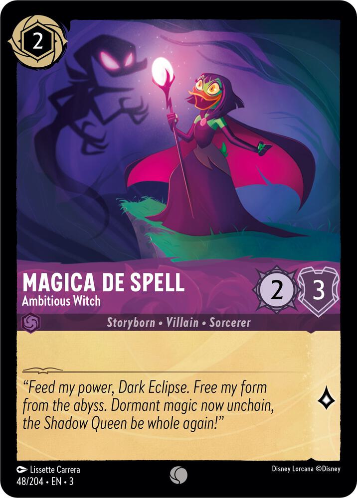 Magica De Spell, Ambitious Witch 48/204 (Into the Inklands)  - Cold Foil