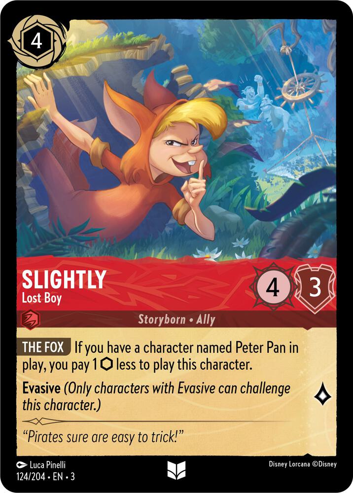 Slightly, Lost Boy 124/204 (Into the Inklands)  - Cold Foil