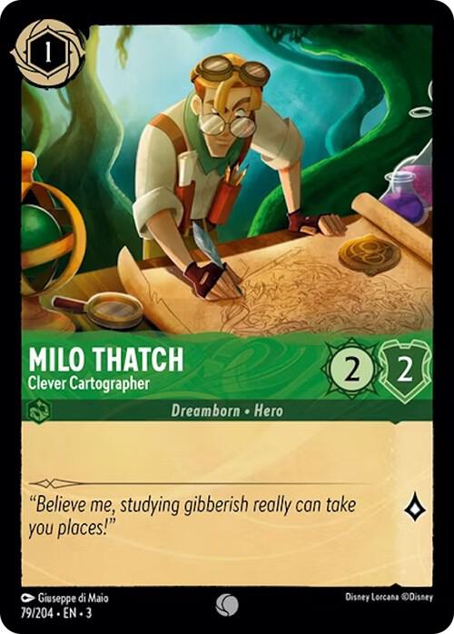 Milo Thatch, Clever Cartographer 79/204 (Into the Inklands) 