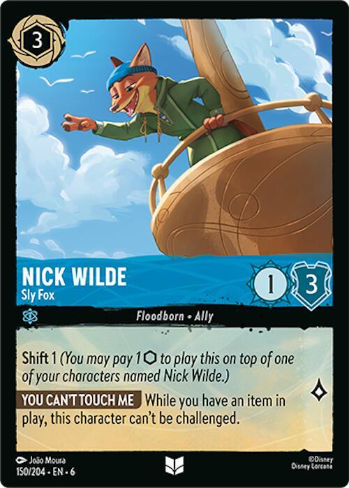 Nick Wilde, Sly Fox 150/204 (Azurite Sea) 