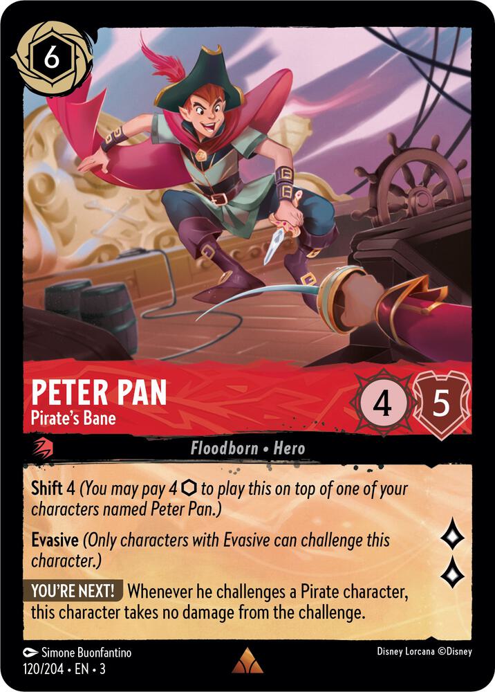 Peter Pan, Pirate's Bane 120/204 (Into the Inklands) 