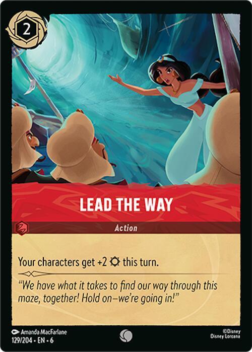 Lead the Way 129/204 (Azurite Sea)  - Cold Foil