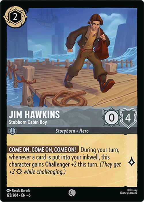 Jim Hawkins, Stubborn Cabin Boy 173/204 (Azurite Sea)  - Cold Foil