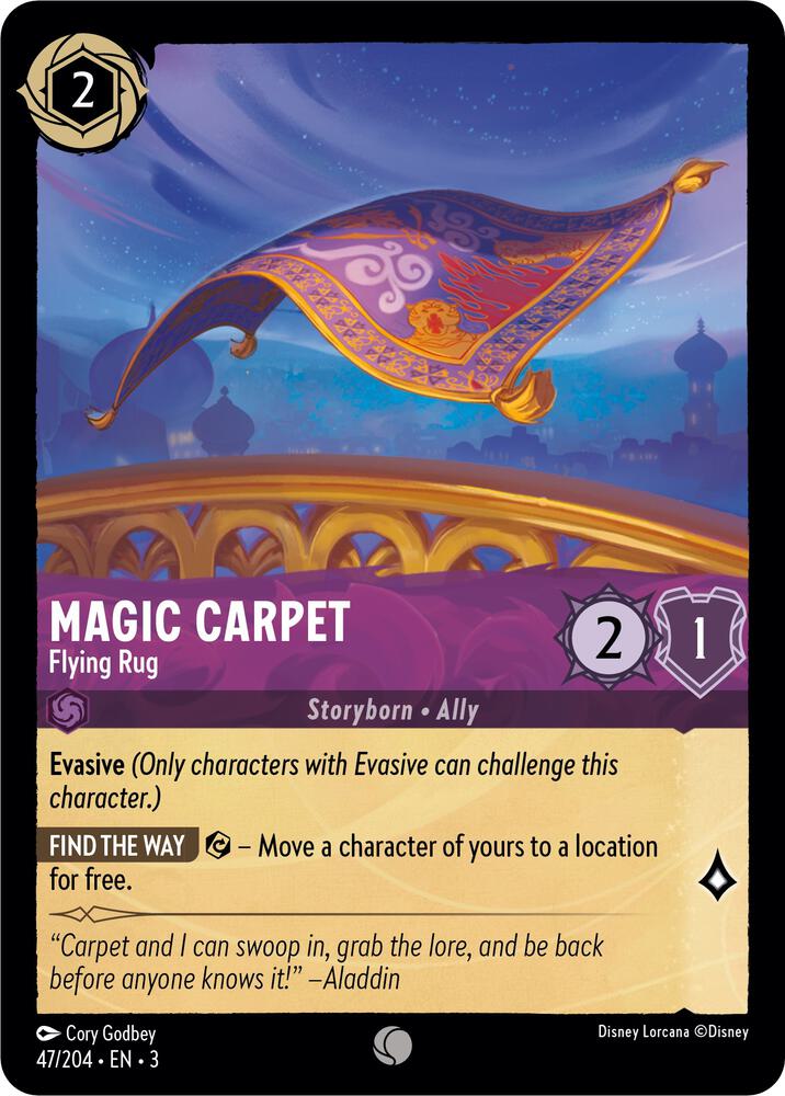 Magic Carpet, Flying Rug 47/204 (Into the Inklands)  - Cold Foil