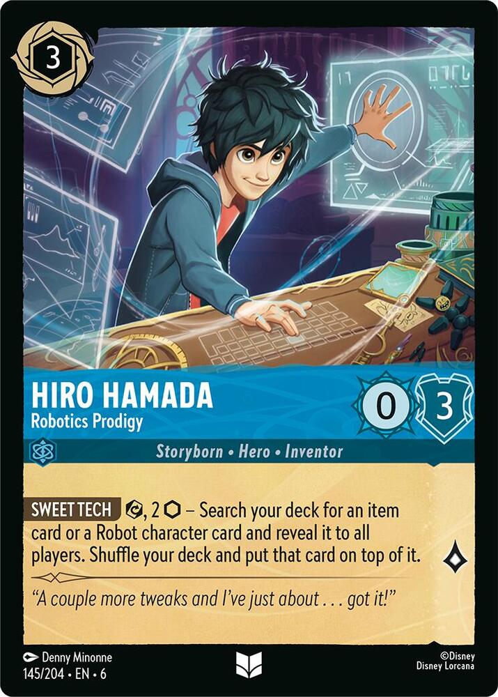 Hiro Hamada, Robotics Prodigy 145/204 (Azurite Sea) 