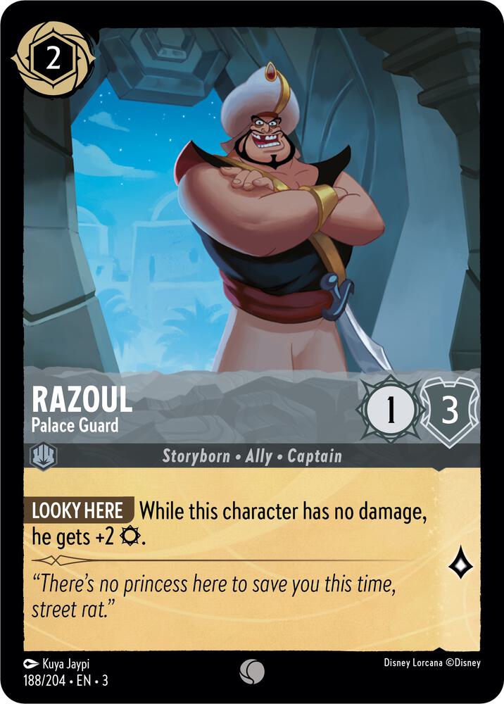 Razoul, Palace Guard 188/204 (Into the Inklands)  - Cold Foil