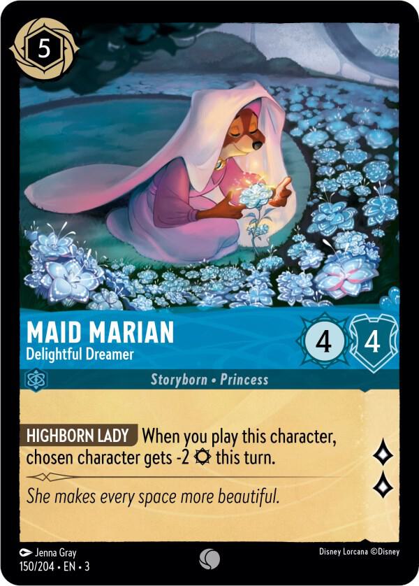 Maid Marian, Delightful Dreamer 150/204 (Into the Inklands)  - Cold Foil
