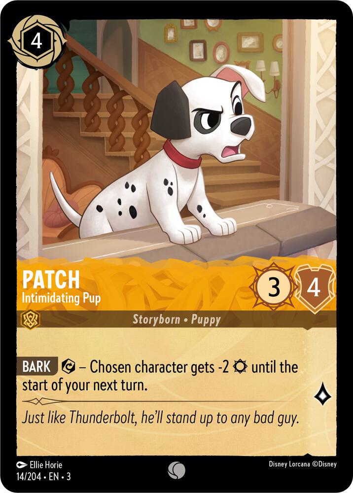 Patch, Intimidating Pup 14/204 (Into the Inklands) 