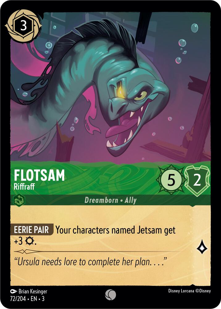 Flotsam, Riffraff 72/204 (Into the Inklands)  - Cold Foil
