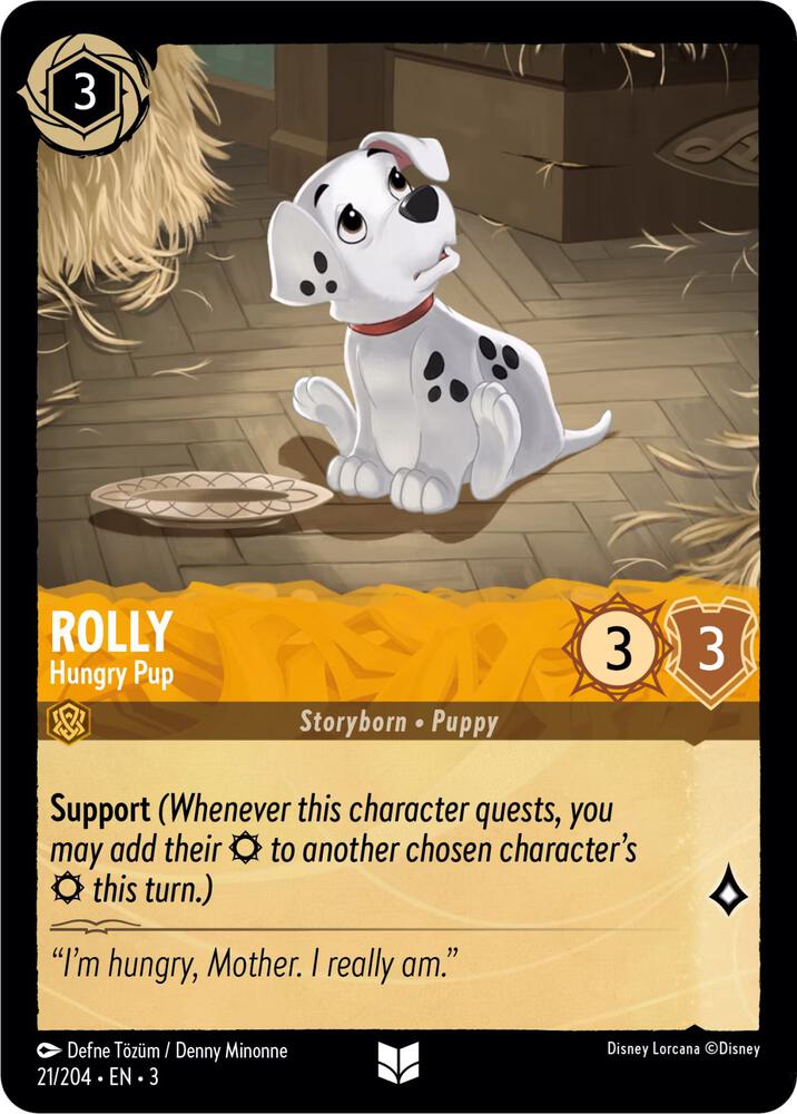 Rolly, Hungry Pup 21/204 (Into the Inklands) 
