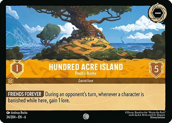 Hundred Acre Island, Pooh's Home 34/204 (Azurite Sea) 