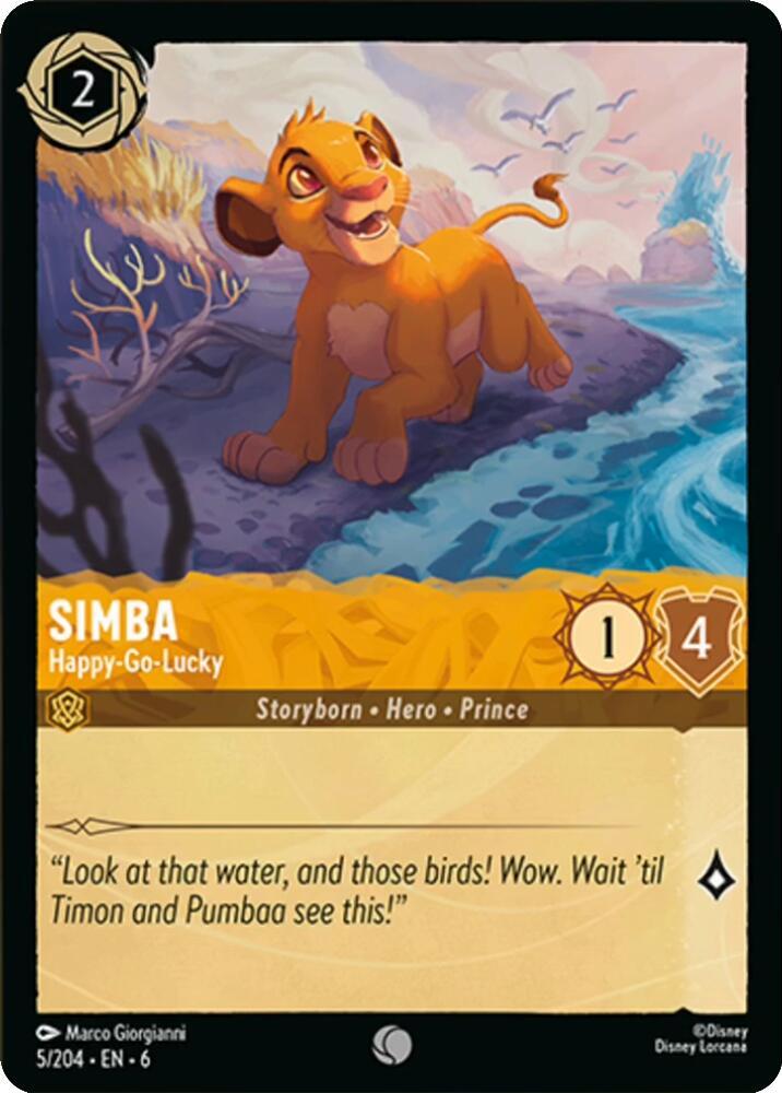 Simba, Happy-Go-Lucky 5/204 (Azurite Sea) 
