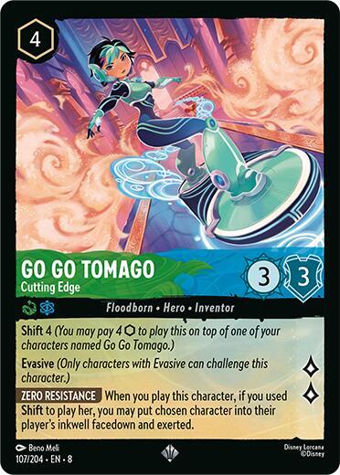 Go Go Tomago, Cutting Edge 107/204 (Reign of Jafar) 