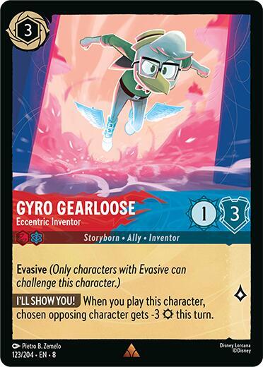 Gyro Gearloose, Eccentric Inventor 123/204 (Reign of Jafar)  - Cold Foil