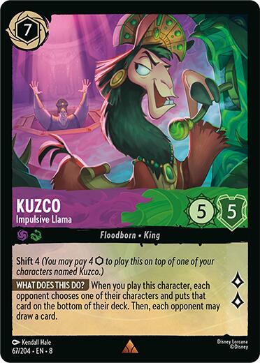 Kuzco, Impulsive Llama 67/204 (Reign of Jafar) 