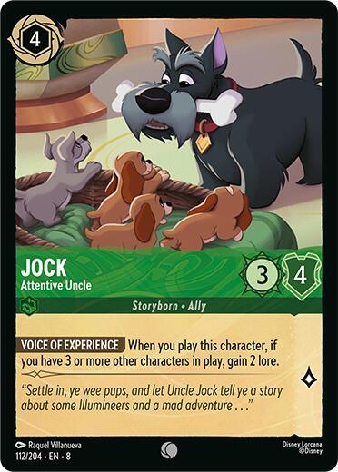 Jock, Attentive Uncle 112/204 (Reign of Jafar) 