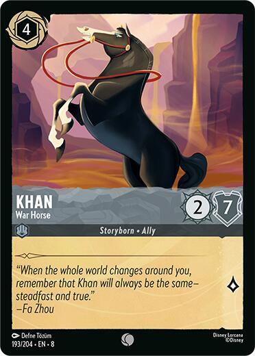 Khan, War Horse 193/204 (Reign of Jafar) 