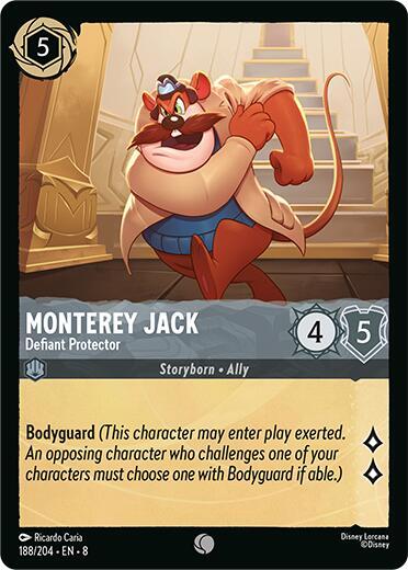 Monterey Jack, Defiant Protector 188/204 (Reign of Jafar)  - Cold Foil