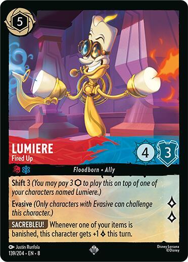 Lumiere, Fired Up 139/204 (Reign of Jafar) 