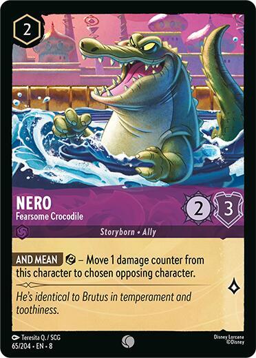 Nero, Fearsome Crocodile 65/204 (Reign of Jafar) 