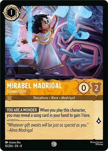 Mirabel Madrigal, Curious Child 10/204 (Reign of Jafar) 