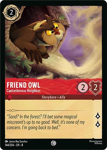 Friend Owl, Cantankerous Neighbor 144/204 (Reign of Jafar) 