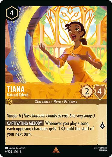 Tiana, Natural Talent 9/204 (Reign of Jafar) 