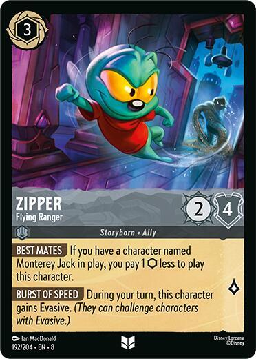 Zipper, Flying Ranger 192/204 (Reign of Jafar) 