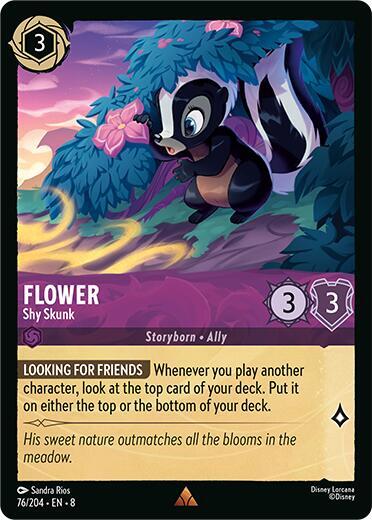 Flower, Shy Skunk 76/204 (Reign of Jafar) 