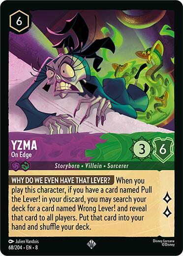 Yzma, On Edge 68/204 (Reign of Jafar) 