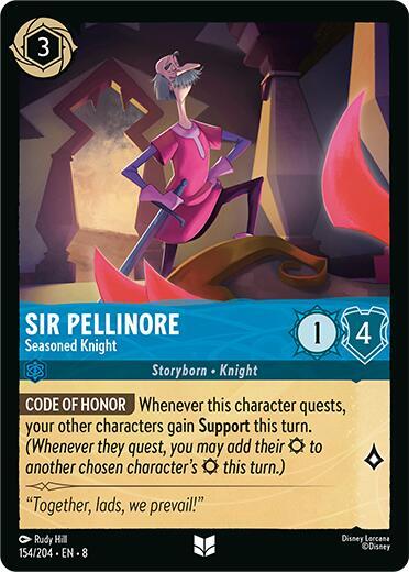 Sir Pellinore, Seasoned Knight 154/204 (Reign of Jafar) 