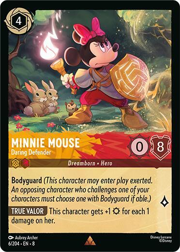 Minnie Mouse, Daring Defender 6/204 (Reign of Jafar) 