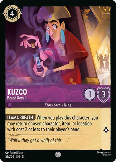 Kuzco, Bored Royal 53/204 (Reign of Jafar) 