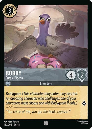Bobby, Purple Pigeon 182/204 (Reign of Jafar) 