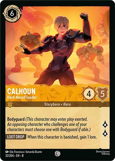 Calhoun, Hard Nosed Leader 32/204 (Reign of Jafar) 