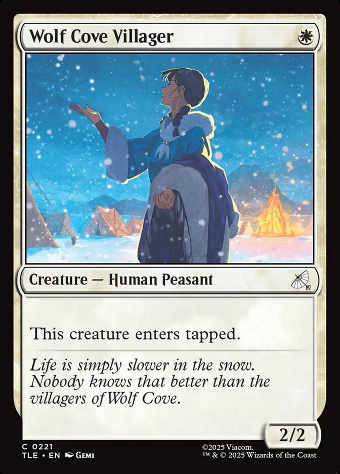 Wolf Cove Villager 221/317 (Avatar: The Last Airbender: Eternal-Legal)  - Foil