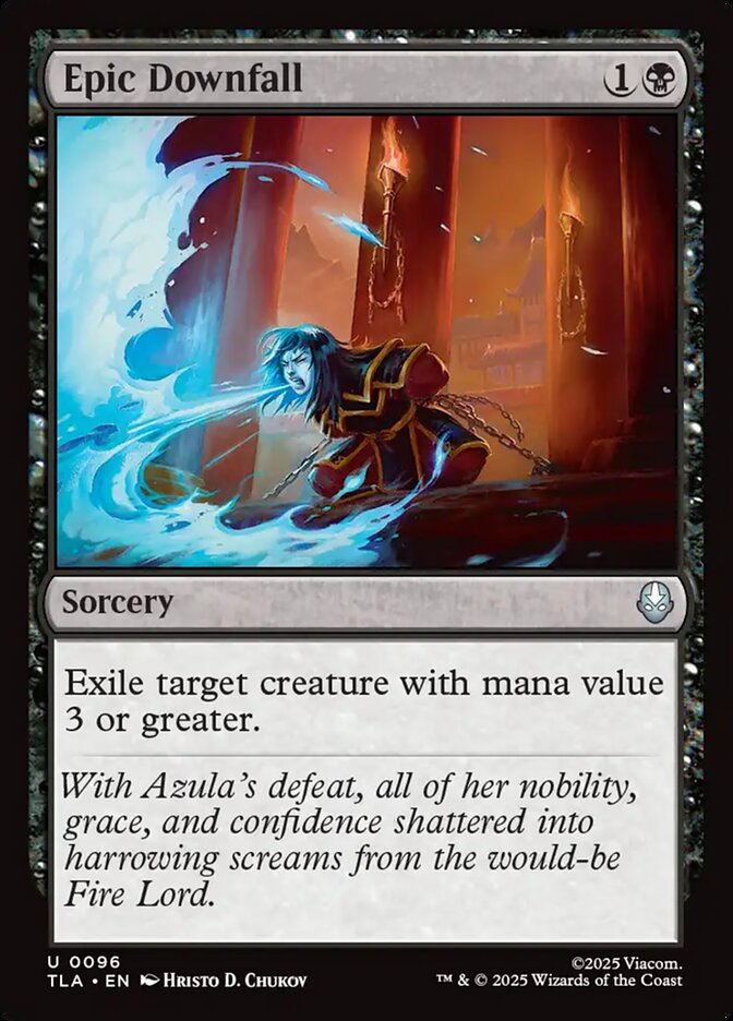 Epic Downfall 96/286 (Avatar: The Last Airbender)  - Foil