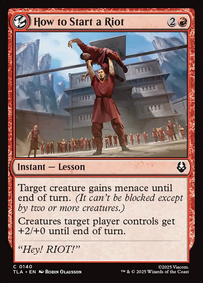 How to Start a Riot 140/286 (Avatar: The Last Airbender) 