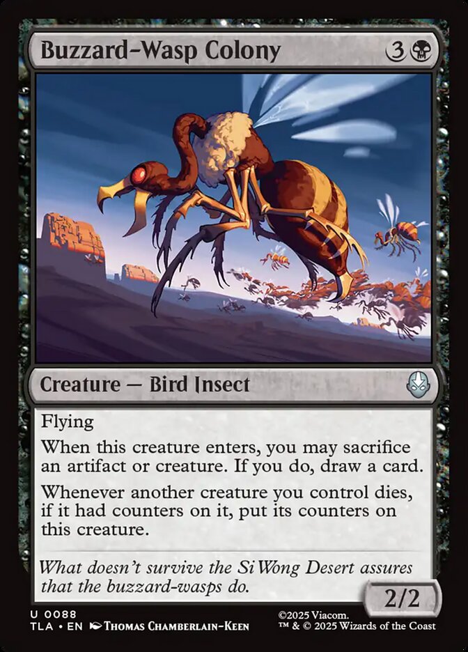 Buzzard-Wasp Colony 88/286 (Avatar: The Last Airbender)  - Foil