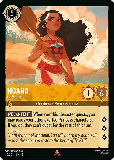 Moana, Of Motunui 20/204 (Fabled) 